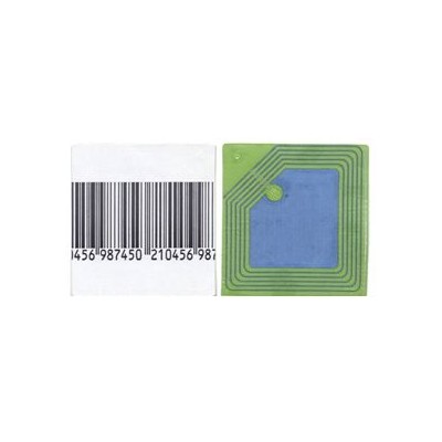 RF Etiket 8,2 Mhz - 50x50 mm VALSEBARCODE - Deaktiveerbare